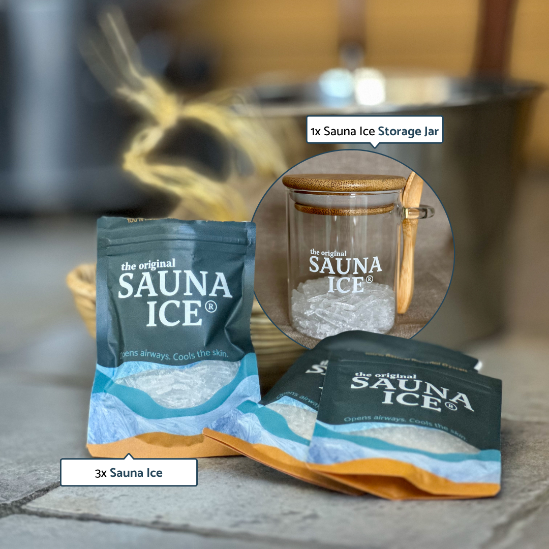Sauna Ice 3-pakkaus sis. Säilytyspurkki